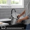 Everflow Kitchen faucet w/ pull down Sprayer, 1 handle, 1 or 3 hole Stainless Matte Black BAC-K50MB - alternate 3